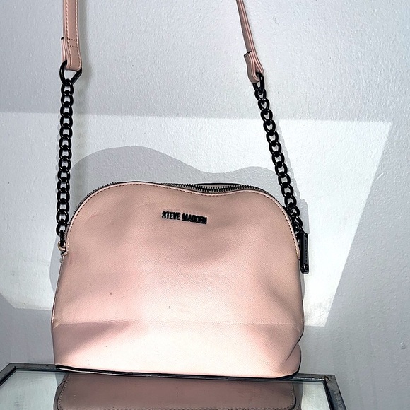 Steve Madden Blush Pink Chain Crossbody Mini Purse - Picture 11 of 11